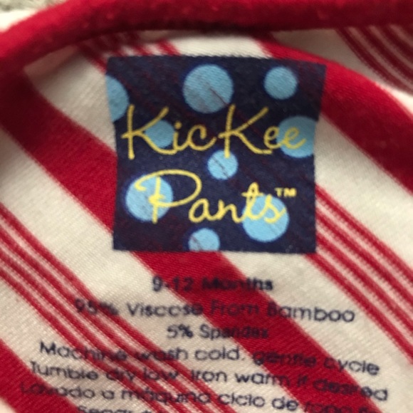Kickee Pants Red & White Stripe Coveralls - Picture 2 of 2